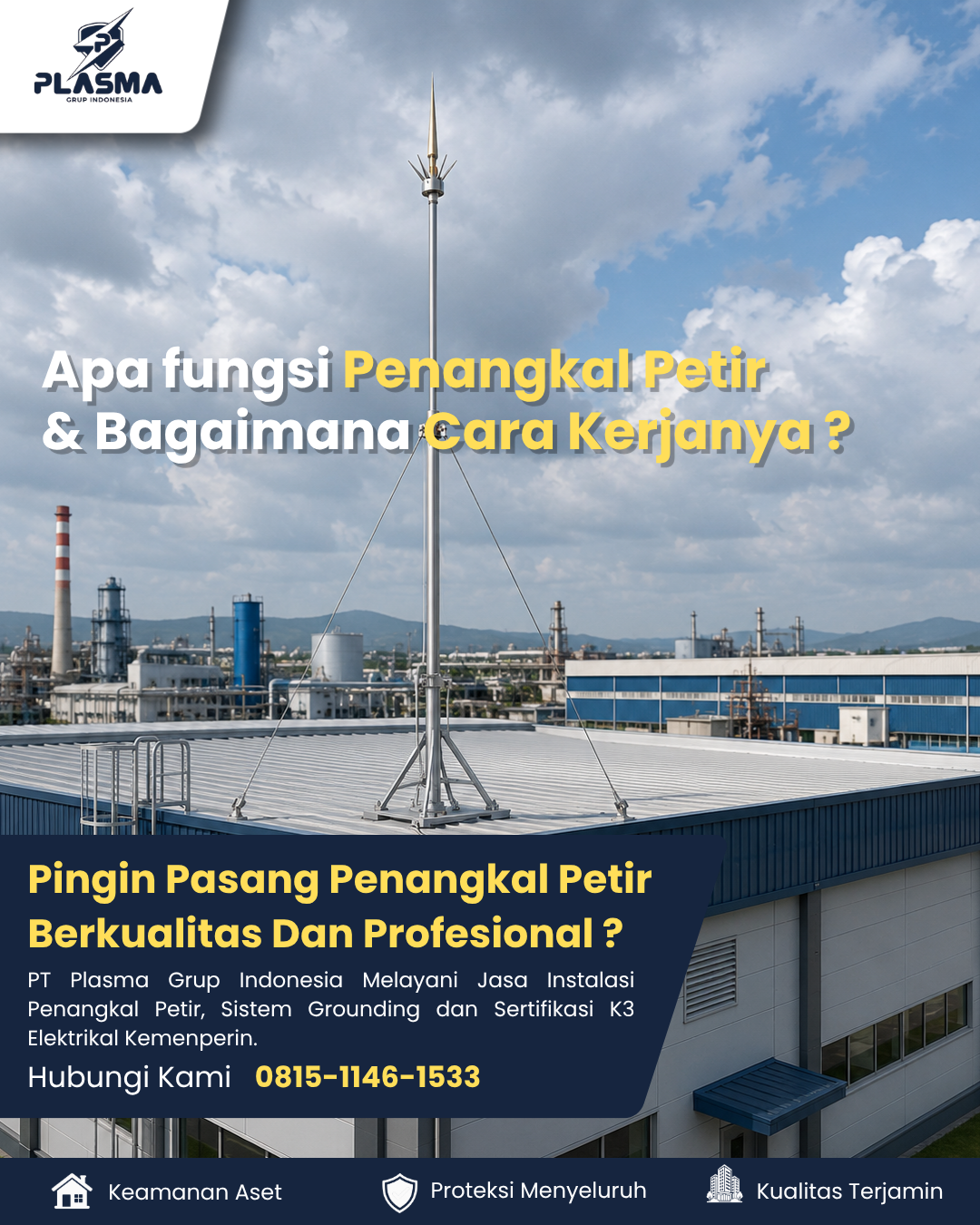 Apa fungsi penangkal petir